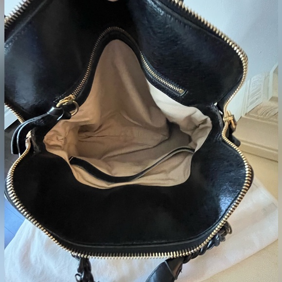 CHLOE Black Leather Large Heloise Satchel Bag with Dustbag - Picture 14 of 16